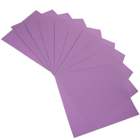 PAMINGONO Furniture Finishing Sandpaper Wet Dry Sandpaper Violet White Corundum 10Pcs