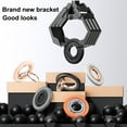 thumbnail image 3 of ELEHOLD Magnetic Ring Holder, Dual-Sided Magnetic Phone Ring Holder Magnet Cell Phone Grip Finger Ring Kickstand Compatible with iPhone 17 16 15 14 13 12 Pro Max Mag-Safe, Android, Samsung etc,Gray, 3 of 7