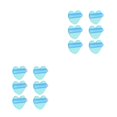 thumbnail image 1 of Wosthever Pinzas para sábanas Sujetador Clips para sábanas Funda de colchón Mantas Titular Forma de corazón Textiles para el hogar Type1 NO1, 1 of 6