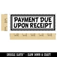 thumbnail image 2 of Payment Due Upon Receipt Double Border Self-Inking Rubber Stamp Ink Stamper for Business Office - Purple Ink - Large 2-2/4 Inch, 2 of 7