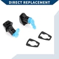 thumbnail image 4 of 2 piezas de boquillas de limpiaparabrisas delanteras para Ford F-450 Super Duty 2011-2016 para Ford F-350 11-16 Negro Azul, 4 of 6