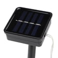 thumbnail image 3 of Cadena de luz, 10 m, 100 LED, luz solar de cobre para jardín, cadena de luz navideña, claridad notable Jadeshay A, 3 of 8