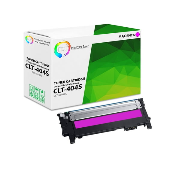 TCT 404S Magenta Toner Cartridge - Premium Compatible Replacement for Samsung CLT-404S CLT-M404S Magenta