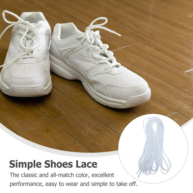 Childrens white shoelaces deals