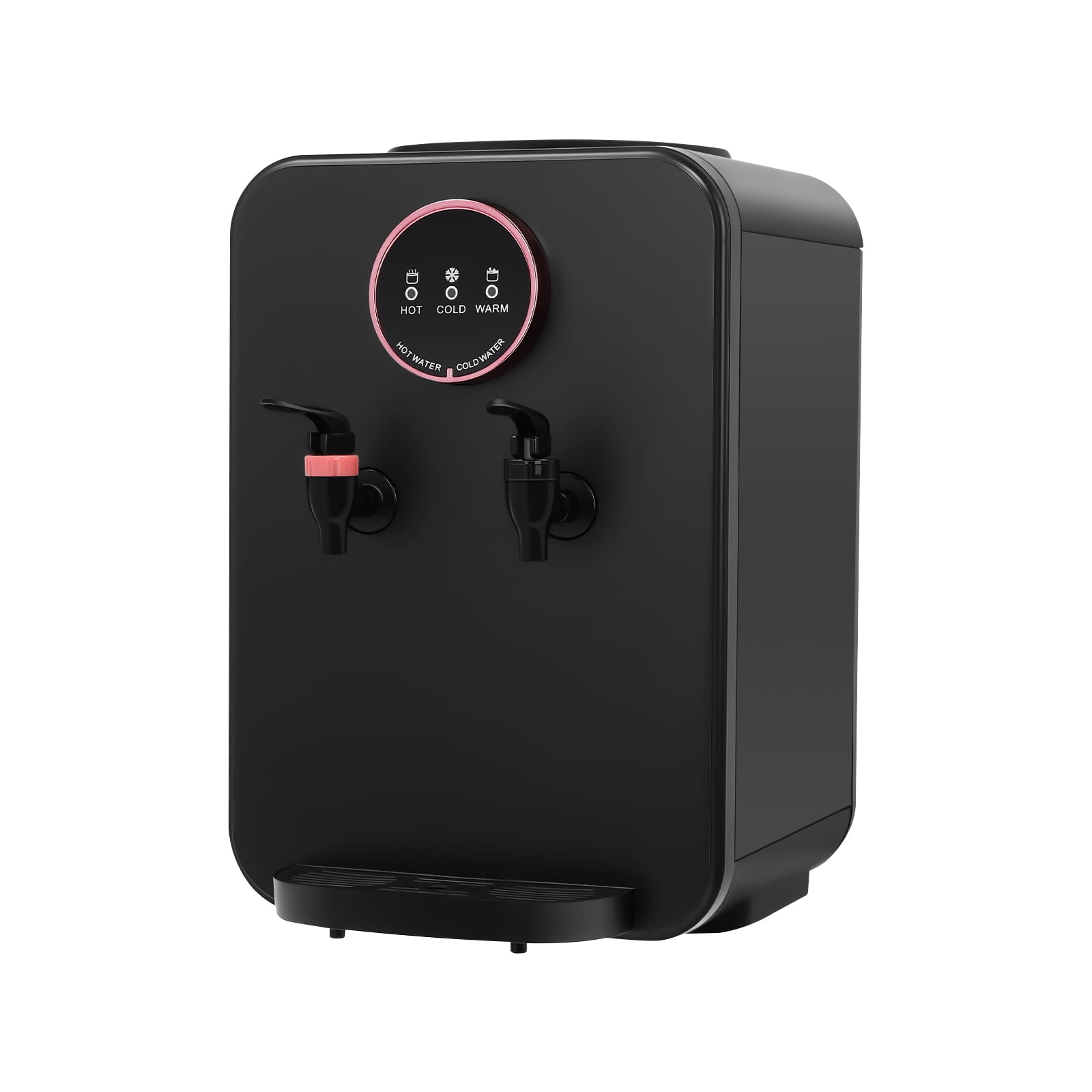 Countertop Hot and Cold Water Cooler Dispenser, Efficient Cooling/Heating, Top Loading Countertop Water Dispenser for Home Office Use