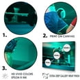 thumbnail image 3 of Designart "Gym Boxing Women" Boxing Floater Framed Canvas Wall Art, 3 of 5