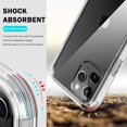 thumbnail image 3 of Étui Transparente pour iPhone 12 avec Protecteur d'Écran Intégré Protection Complète 360 2 en 1 Cristal Double Couche Couverture Robuste PC Dur Silicone Souple Antichoc Antidérapant 6.1 Pouces, 3 of 7