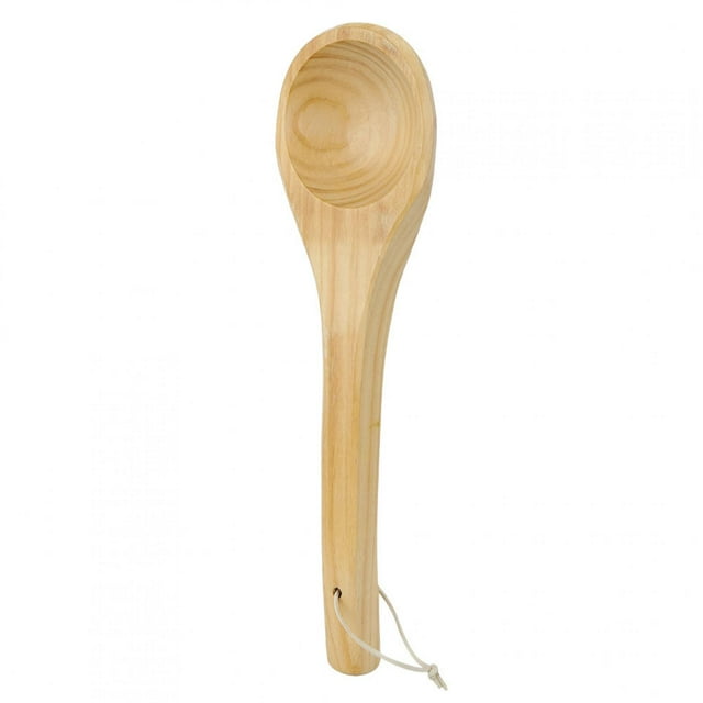 Cuchara de sauna cuchara de madera lisa 39 cm / 153 pulgadas Cuchara de agua de sauna Accesorios de sauna Accesorios de sauna para el hogar de hotel Sala de sauna Restaurante