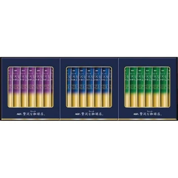 AGF 3 Assortment Instant Coffee Luxury Coffee Shop Stick Black Gift - Tokyo Sakura Mall
