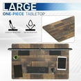 thumbnail image 6 of VIVO Reclaimed Wood 48 x 30 inch Universal Table Top for Sit Stand Desk Frames, 6 of 8