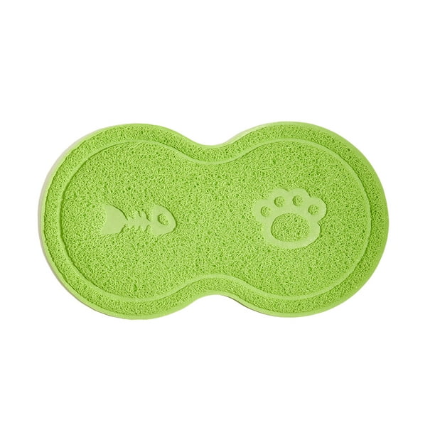 Methold Estera de arena para gatos no tóxica, cómoda y portátil, fácil de limpiar, accesorio para mascotas, accesorio para gatos, verde Type3 NO3