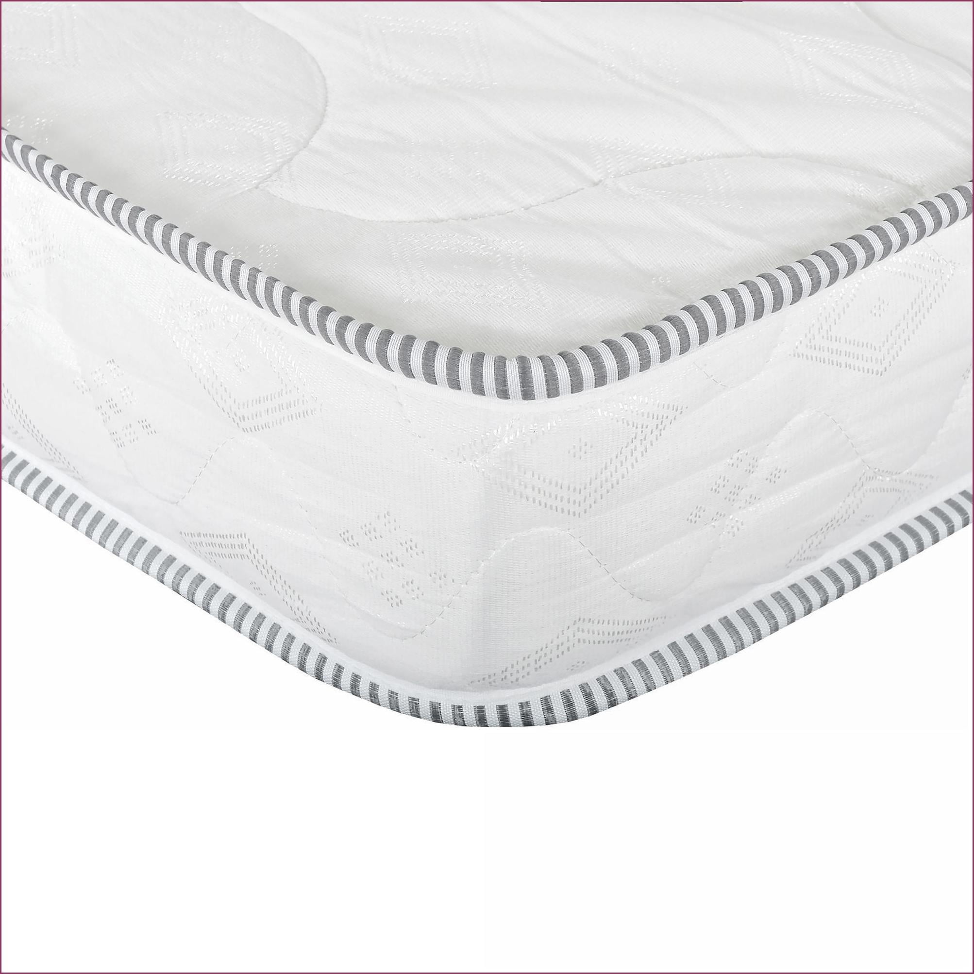 Mattresses, Full Size Firm Reversible Foam Bed in a Box | White | Polyester