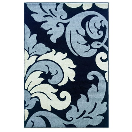 Wildon Home Apirkah Hand woven Blue Area Rug