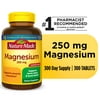 Nature Made Magnesium Oxide 250 mg Tablets, Dietary Supplement, 300 Count