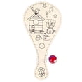 thumbnail image 1 of 2X de raqueta de DIY jardín de infantes Montessori juguetes artesanales para niños perro 2 piezas Colco juego de pádel, 1 of 4