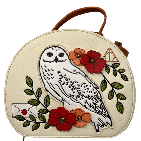 Harry Potter - Hedwig the Owl Floral Crossbody Bag Purse