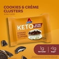 thumbnail image 2 of Keto Cookies & Crème Clusters, Gluten Free, High Fiber, Low Carb, Keto Friendly, 8 Count, 2 of 5