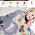 thumbnail image 3 of COMIO Koala Blanket Super Soft Warm Bed Bedding Throw Blankets Cute Girls Boys Gifts for Couch Bedroom Sofa Office Car, All Season Cozy Flannel Plush Blanket for Kids Adults, 3 of 6