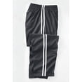 thumbnail image 2 of KingSize Men's Big & Tall Lightweight Jersey Side-Striped Sweatpants, 2 of 3