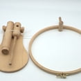 thumbnail image 2 of OULII Embroidery Frames Hand Work Round Frame Synthetic Material 1 Set for Family Use, 2 of 8