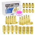 thumbnail image 1 of Kit de acoplador y enchufe de aire Ailbiuko, 45 piezas, 1/4 NPT, 1 of 6