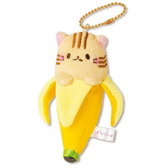 Little Buddy LTB-1622_TORA-C Bananya 4" Plush Keychain: Tora