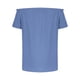 thumbnail image 5 of Blusas para mujer,Blusa con hombros descubiertos, manga corta, plisada, tejido de poliéster suave, camisa informal de verano para mujer, sopatenor, 5 of 8