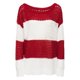 thumbnail image 3 of Sudadera con estampado de Navidad para mujer Suéter con recorte cuello redondo Manga larga Rayas Colorblock Gibobby M, 3 of 4