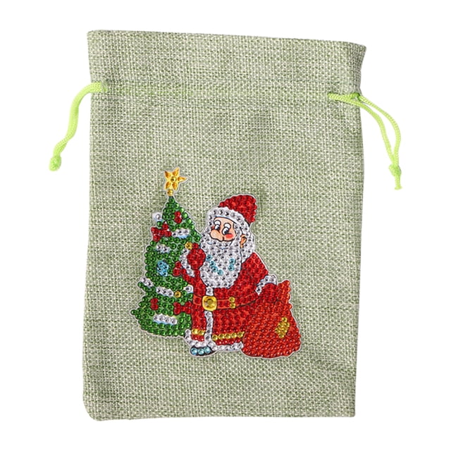 Navidad DIY Cgtredaw Diamante Pintura Mosaico Taladro Santa