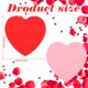 thumbnail image 2 of Notas Adhesivas FOIMAS 800 unidades Forma de Corazón 7x7 cm Rojo y Rosa, 2 of 7