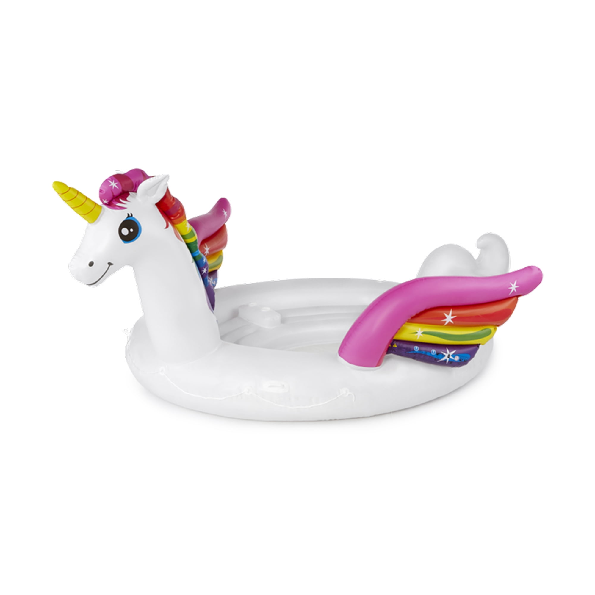 Intex 57266EP Adult Inflatable Unicorn Party Island Pool Lounger Float ...