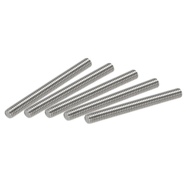 Unique Bargains M4 x 40mm Fully Threaded Rod 304 Stainless Steel Right Hand Threads 25 Pack