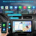 thumbnail image 2 of Estéreo de coche Carpuride Double Din CarPlay Android Auto 9" HD, 2 of 8