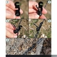 thumbnail image 3 of A set of 20 Tensioner Aluminum Alloy Camping Tent Rope Adjuster Guyline Aluminum Cord Adjusters Tensioners Wind Rope Buckles for Camping Hiking Backpacking Outdoor Activity (Black) - Home Improvement., 3 of 6