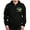 Black, variant on CafePress - I Stand With Ukraine Flag Ukrainian Pri Sweatshirt - Zip Hoodie, Classic Hooded Sweatshirt with Metal Zipper