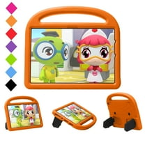 Kid-Proof Case for Fire HD 10 & Fire HD 10 Plus Tablet(11th Generation, 2021 Release) Case with Screen Protector, Allytech Light Weight Shockproof Kickstand Protective Child-Friendly Cover, Orange