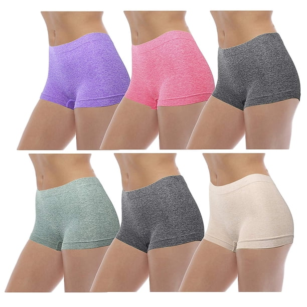 Gilbin s GILBIN S Women Seamless Stretch Boy Shorts Panties Various gilbin-s-gilbin-s-women-seamless-stretch-boy-shorts-panties-various