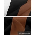 thumbnail image 6 of Faux Linen Valances for Windows Boho Black Brown and White Striped Tribal Farmhouse Style Curtains Valance Light Filtering Rod Pocket Small Window Treatment for Kitchen Living Room Bedroom 60x18In, 6 of 6