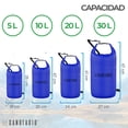 thumbnail image 3 of Canotagio Bolsa Impermeable de Playa o Deportes Acuaticos. Bolsa Seca Canotagio  Bolsa Seca, 3 of 6