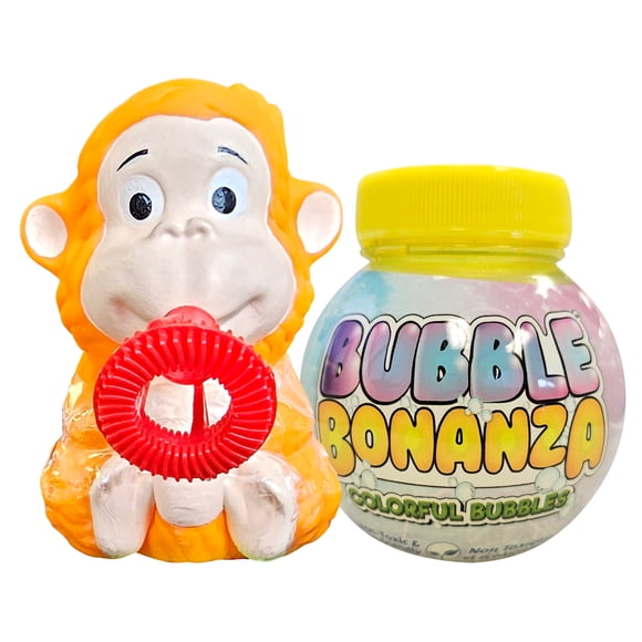 Lil'Squeezer Bubble Blower Toy for Kids Monkey