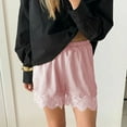 thumbnail image 2 of Ashirexll Plus Size Underwear for Women, Ladies Underwear Panties, Fashion Casual Lace Satin Shorts Elastic Waist Sleepwear Pants, 2 of 5