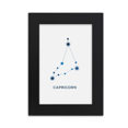 thumbnail image 1 of Capricorn Constellation signo zodiaco Marco de Fotos de escritorio imagen Arte Negro Pintura 5x7 pulgadas, 1 of 4