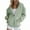 Green, variant on Oversized Sweatshirt for Women Solid Color Long Sleeve Zip Up Hoodie Casual Loose Warm Fall Winter Coats for Women Green XL
