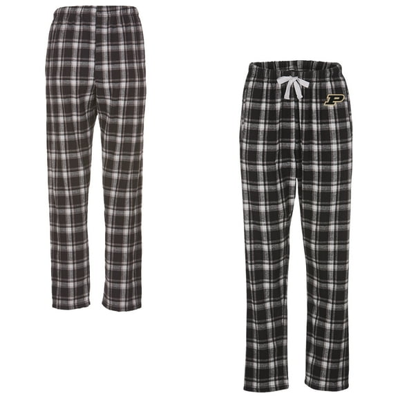Women's Boxercraft Black Purdue Boilermakers Haley Flannel Pants