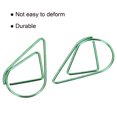 thumbnail image 4 of Paper Clips Drop-Shaped with Box 1.3 Inch Green for Organize Office Home, Pack of 100, 4 of 5