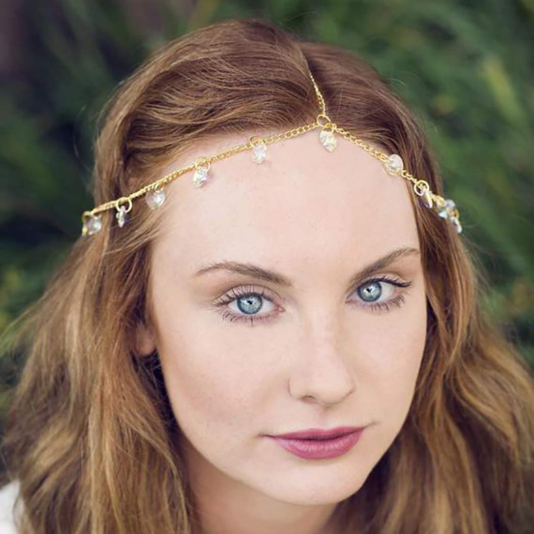 Surrme Gypsy Crystal Head Chain Bridal 