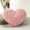 Pink, variant on 16 Inch Pink Heart Pillow Decorative Throw Pillows, Heart Shaped Soft Fluffy Faux Fur Cute Pillows Cushions for Couch Chair Bed Bedroom Room Home Decor Aesthetic (1, Pink, Medium-16 x13)