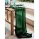 thumbnail image 2 of Camino de Mesa Seveups Verde Esmeralda de Gasa 3m Paquete de 12, 2 of 8