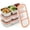 3, variant on ABCISI Stainless Steel Snack Container Snack Box - 3 Independent Sealed Compartments Leak-Proof Bento Box, Reusable Stackable Food Storage with Secure Lids for Adults Work Travel Home (1 pack)