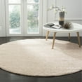 thumbnail image 6 of SAFAVIEH Arizona Cady Solid Shag Runner Rug, Cream, 2'3" x 8', 6 of 12